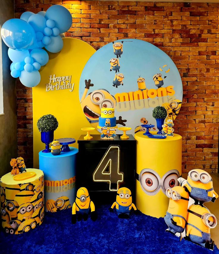 Festa real tema Minions