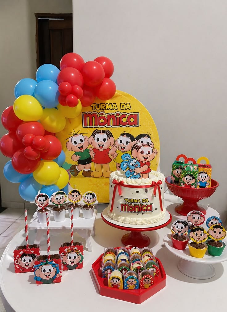 Festa real tema Turma da Mônica