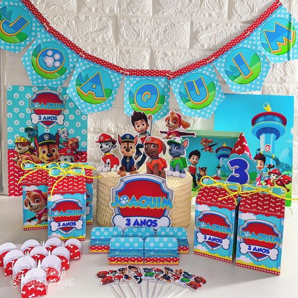 Kit de festa tema Patrulha Canina