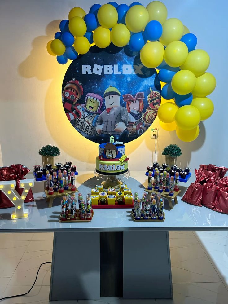 Kit de festa tema Roblox